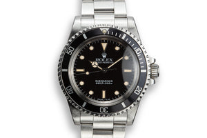 1989 Rolex Submariner 5513 Glossy Dial