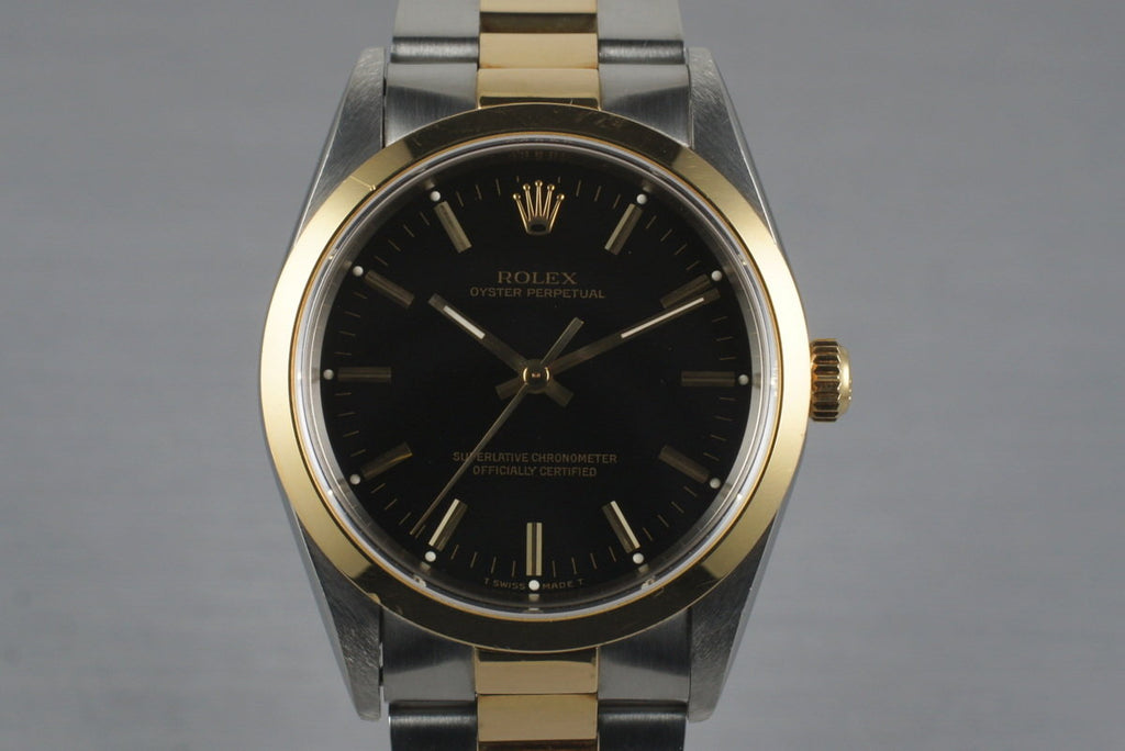 1997 Rolex Two Tone Oyster Perpetual 14203 with Box and Papers