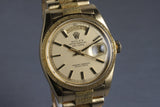 1970 Rolex YG Bark Day-Date 1807