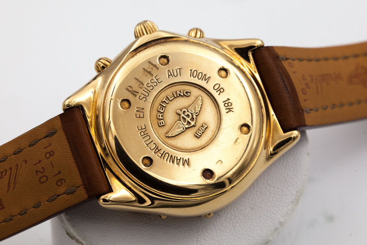 HQ Milton Breitling Brown Dial K30012 owned by Reggie Jackson from the New York Inventory 8845 For Sale