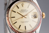 1972 Rolex Two-Tone DateJust 1601 with Matte Champagne Dial