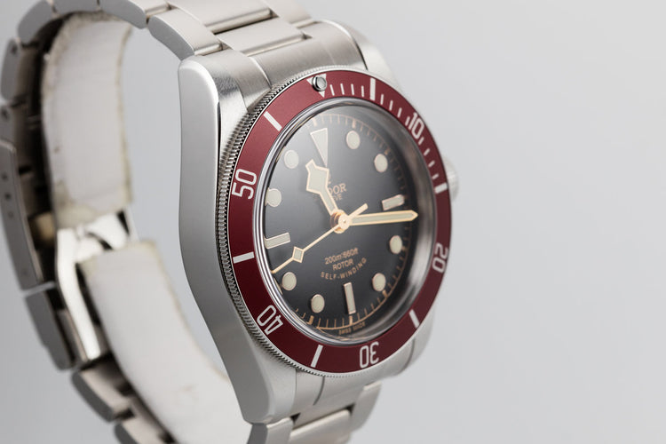 2017 Tudor Black Bay 79220R with Red Bezel Insert and Box and Papers