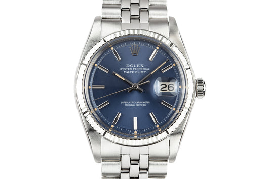 1972 Rolex DateJust 1601 Blue Dial
