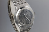 Mint 2019 Audemars Piguet Royal Oak 15450ST.OO.1256ST.01 Grey Dial with Box and Papers