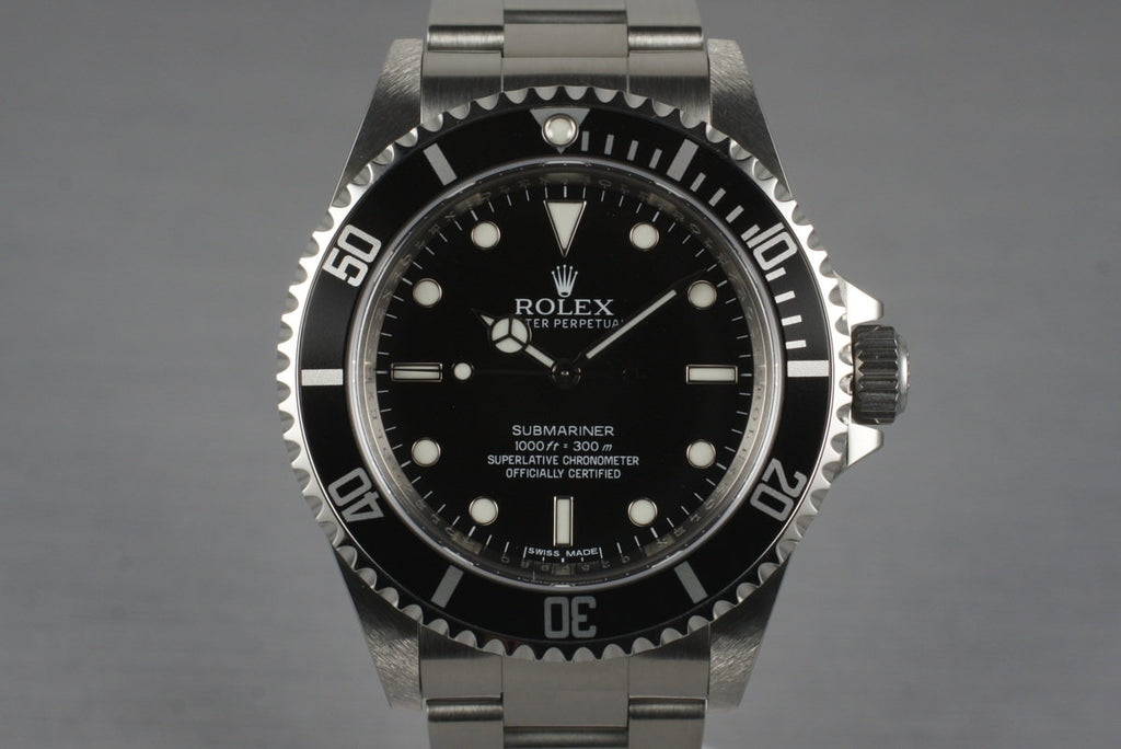 2010 Rolex Submariner 14060M with Box and Papers