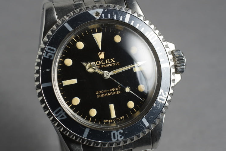 Rolex Submariner 5513 with Bart Simpson GILT Dial