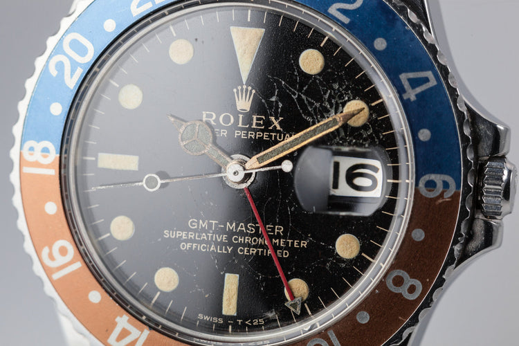 1964 Rolex GMT 1675 with Gilt Dial