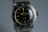 1963 Rolex Submariner 5513 PCG Gilt Chapter Ring Dial
