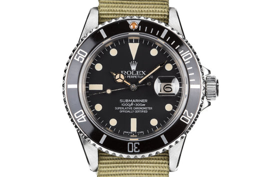 1982 Rolex Submariner 16800 Matte Dial