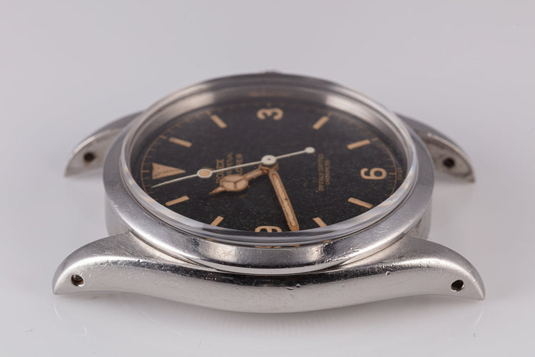 1958 Vintage Rolex Explorer 6610 Gilt Dial with Box and Papers with Ownership Provenance