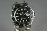 Rolex Red Submariner 1680 Mark VI with Service Papers