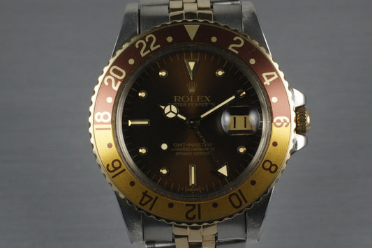 1985 Rolex 14K/SS GMT 16753