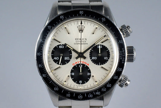 1982 Rolex Daytona 6263 Silver Big Red Daytona Dial