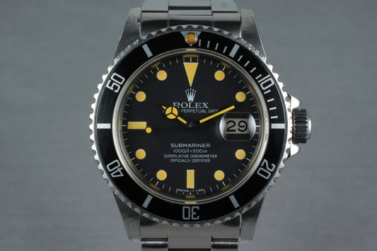1981 Rolex Submariner 16800