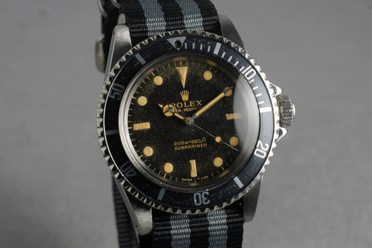 1967 Rolex Submariner 5513 Gilt Meters First Dial