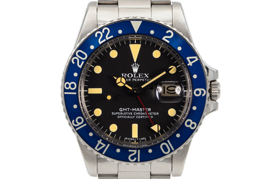 1978 Rolex GMT 1675 Blueberry