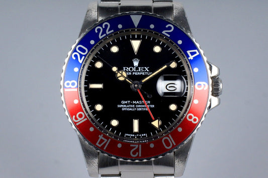 1984 Rolex GMT 16750 with Spider No-Date Dial