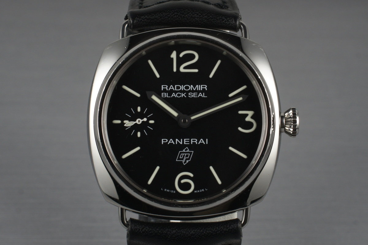 HQ Milton 2012 Panerai PAM 380 Radiomir Black Seal with Box and