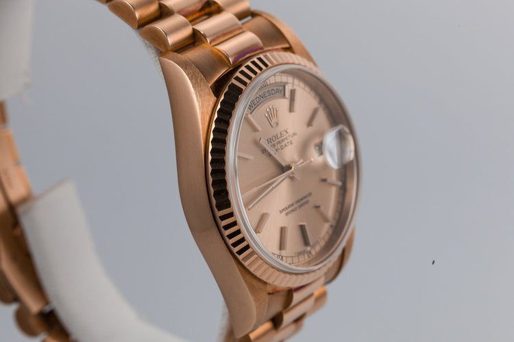 1999 Rolex YG Day-Date 18238 with Rosy Patina