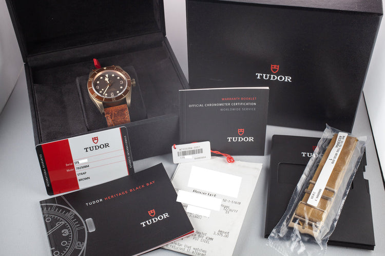 2017 Tudor Black Bay Heritage 79250BM Bronze with Box and Papers