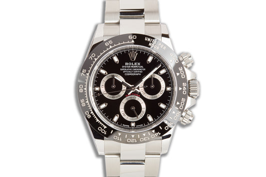 2020 Rolex Daytona Chronograph 116500LN Black Dial with Box & Card