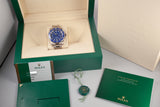 2018 Rolex 116619LB 18K White Gold Blue Submariner with Box and Papers