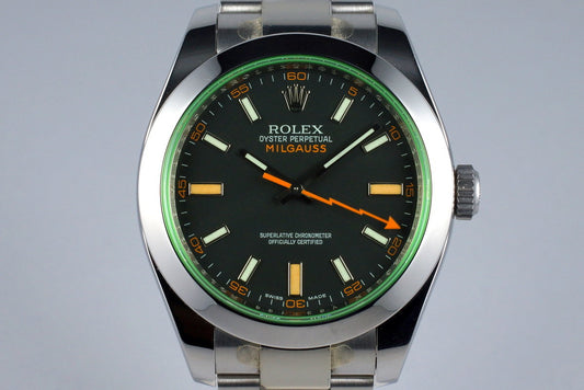 2009 Rolex Milgauss Green 116400V