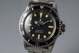 1981 Rolex Submariner 5513 Mark II Maxi Dial