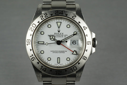 2000 Rolex Explorer II 16570 with Box and Papers