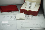 Cartier Ladies White Gold Tank Americaine WB7018L1 with Box and Service Papers