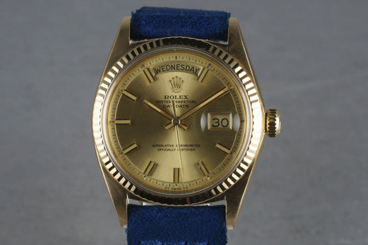1970 Rolex Vintage 18K YG President 1803  “Fat Boy”