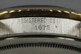 1971 Rolex Two Tone GMT 1675 Root Beer Dial