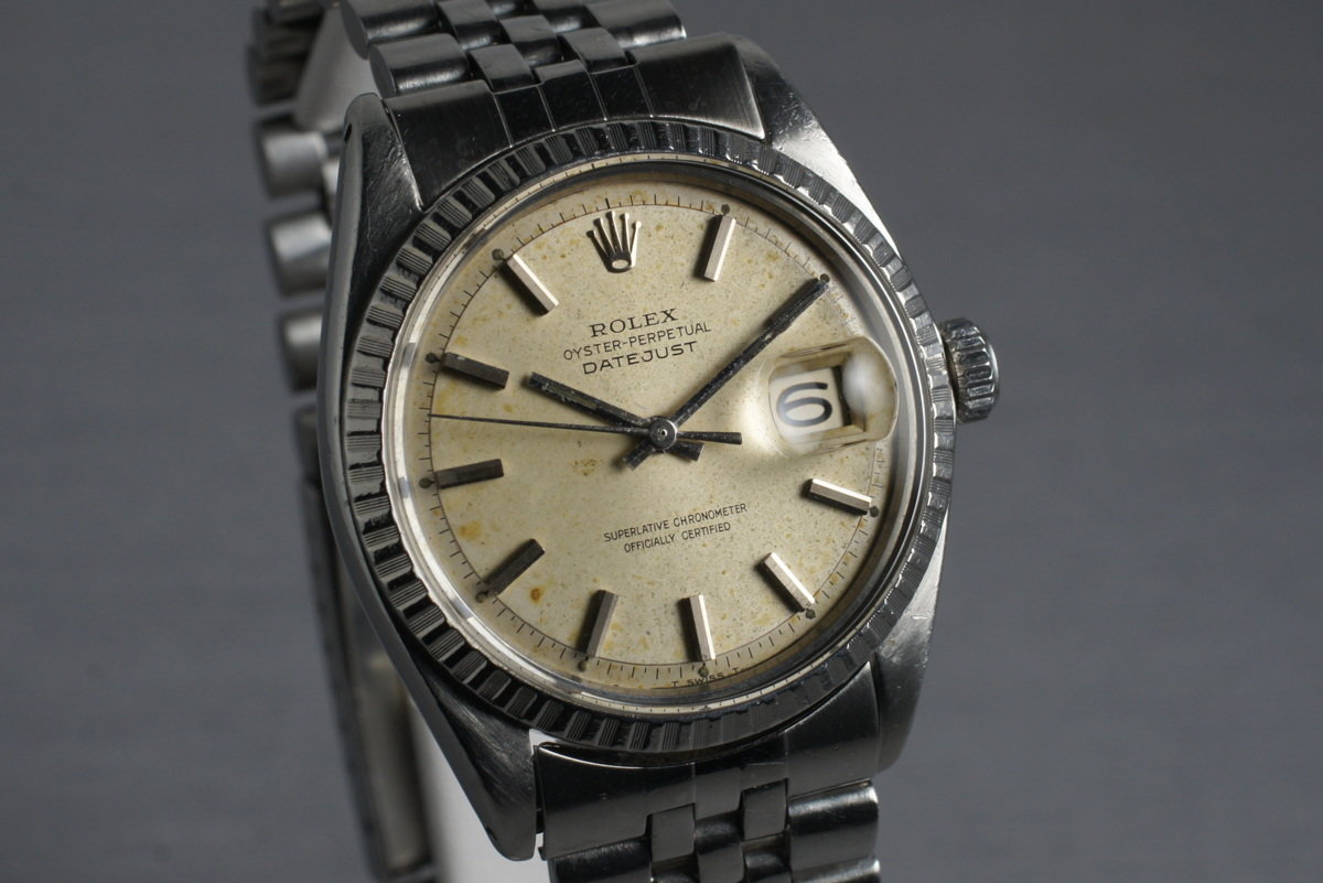 HQ Milton - 1971 Rolex DateJust 1601 with Tropical Silver Dial