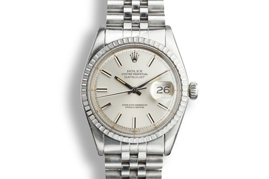 1971 Rolex DateJust 1603 Silver Dial with Papers
