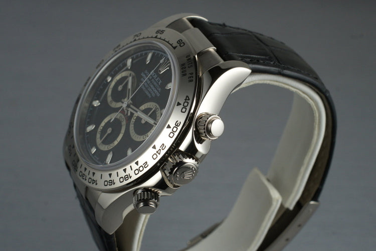 2007 Rolex 18K WG Daytona 116519 with Box and Papers