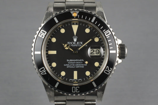 1981 Rolex Submariner 16800