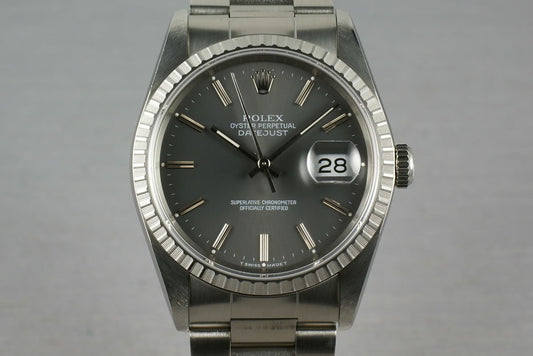 Rolex Stainless Steel Datejust Ref: 16220