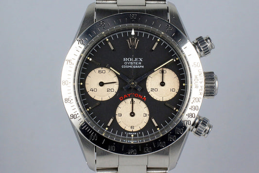 1987 Rolex Daytona 6265 Black Big Red Daytona Dial