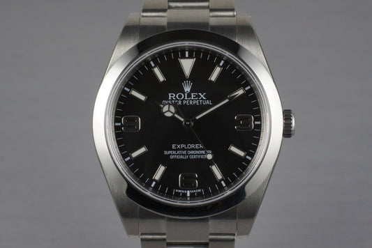 2014 Rolex Explorer 214270 with Box and Papers MINT