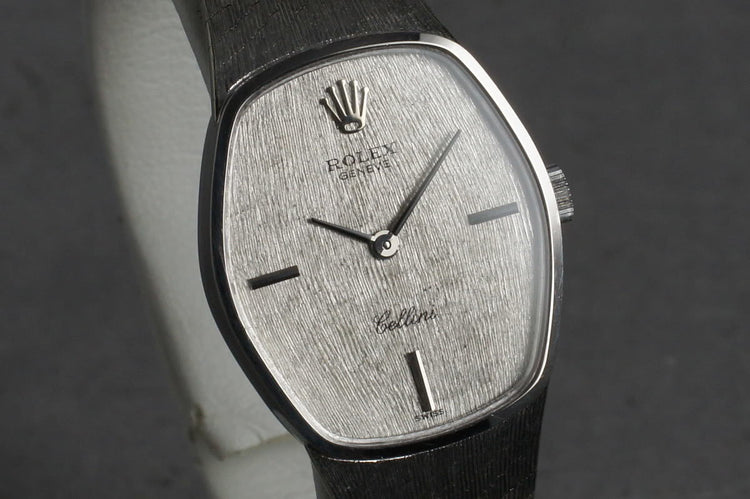 1970 Rolex Ladies White Gold Cellini with papers