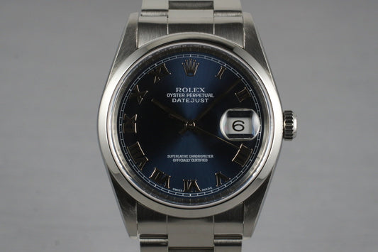 1999 Rolex DateJust 16200 with Box