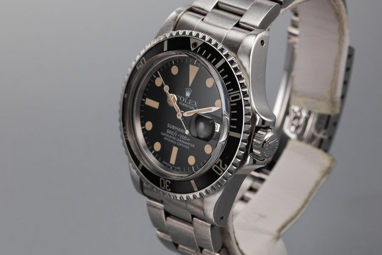 1977 Rolex Submariner 1680 with Box and Papers