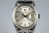 1988 Tudor Date-Day 94510 Silver Dial with Box and Papers
