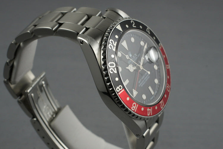 1989 Rolex 16710 GMT II with Box and Papers