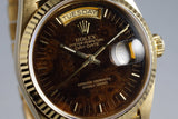 1988 YG Day-Date 18038 Burled Wood Dial
