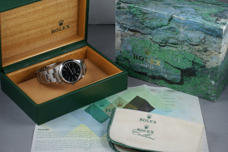 2003 Rolex Air King 14000M with Box and Papers