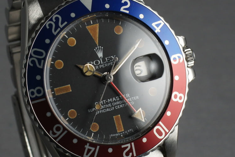 Rolex GMT 16750 with Chocolate Hour Markers