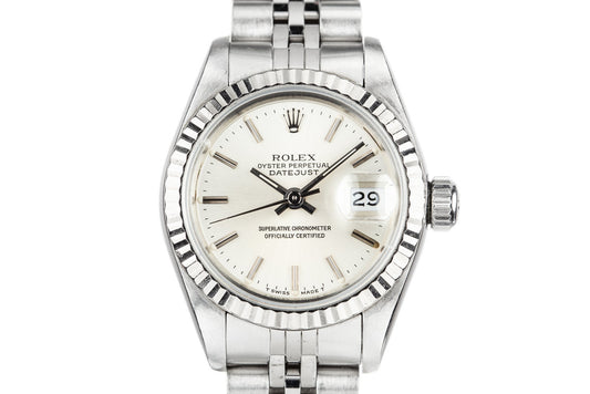 1987 Rolex Ladies DateJust 69174 Silver Dial with Box and Papers