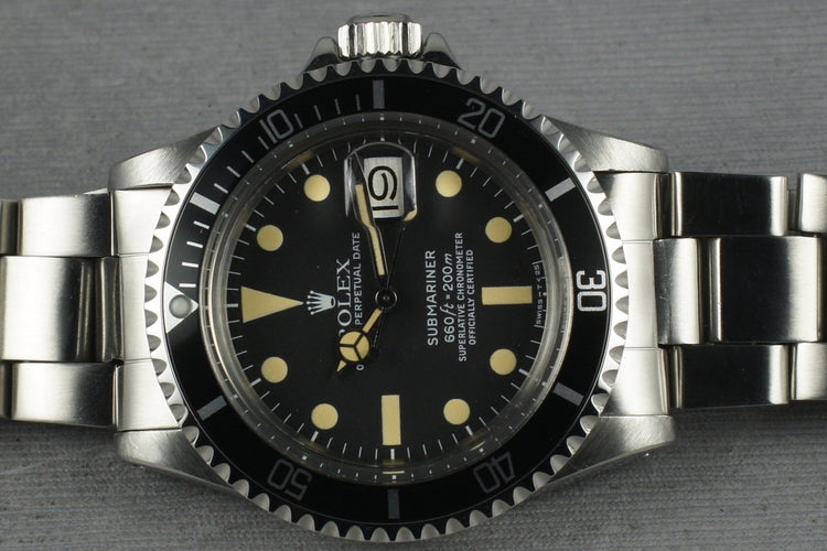 Rolex Submariner 1680 with creamy dial