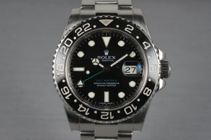 2006 Rolex GMT II 116710N with Box and Papers